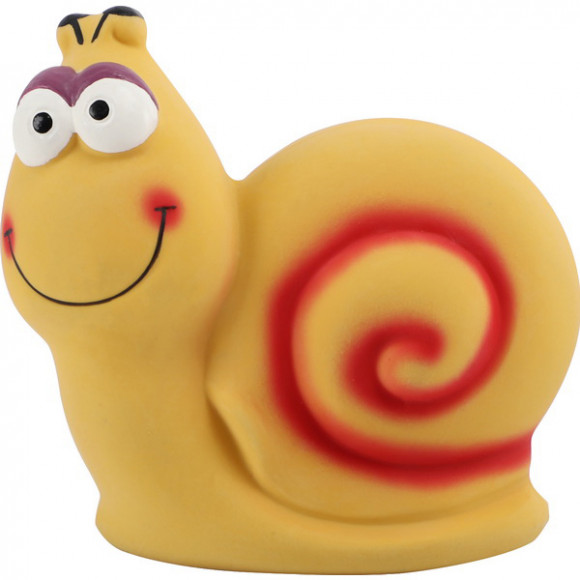 Игрушка для собак Улитка микс, 9,5*8*15,5см