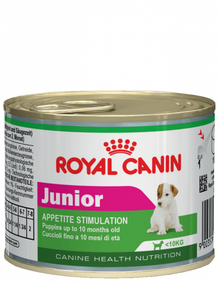 Влажный корм Royal Canin для щенков малых пород до 10 мес. Junior 195гр