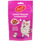 Лакомство TITBIT Хрустящие подушечки Biff для кошек с паштетом из баранины 60г Лакомство TITBIT Хрустящие подушечки Biff для кошек с паштетом из баранины 60г