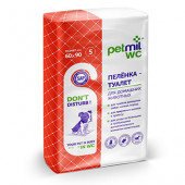 Пеленки PetMil WC с суперабсорбентом 60*90 уп.5шт Пеленки PetMil WC с суперабсорбентом 60*90 уп.5шт