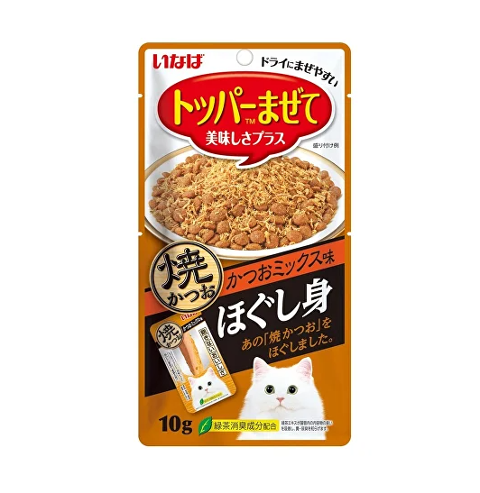 Лакомство INABA Hogushimi топпинг запеченный на гриле для кошек (ТУНЕЦ), 10 г