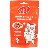 Лакомство TITBIT Хрустящие подушечки Biff для кошек с паштетом из телятины 60г Лакомство TITBIT Хрустящие подушечки Biff для кошек с паштетом из телятины 60г