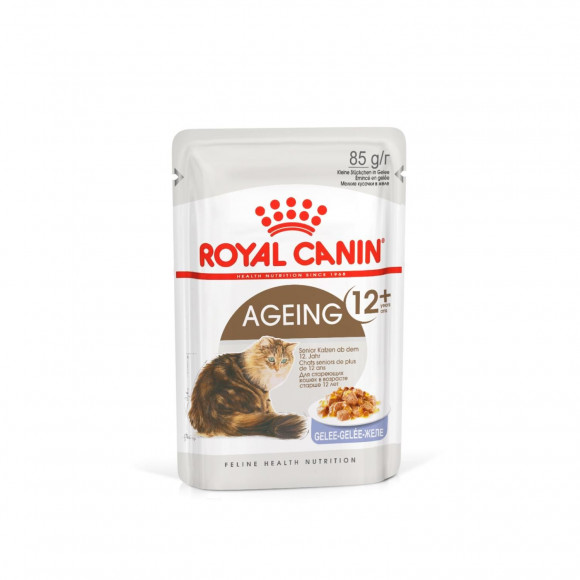 Влажный корм Royal Canin для кошек старше 12 лет Ageing 12+ в желе 85 г Влажный корм Royal Canin для кошек старше 12 лет Ageing 12+ в желе 85 г