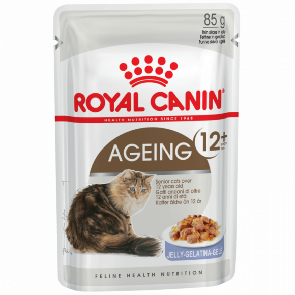 Влажный корм Royal Canin для кошек старше 12 лет Ageing 12+ в желе 85 г Влажный корм Royal Canin для кошек старше 12 лет Ageing 12+ в желе 85 г