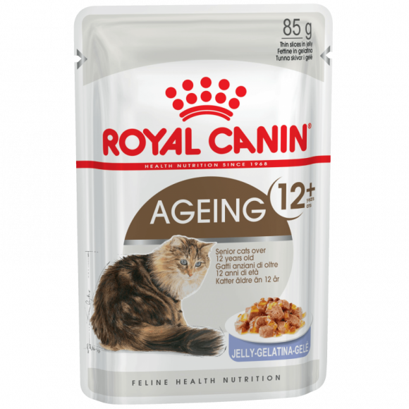 Влажный корм Royal Canin для кошек старше 12 лет Ageing 12+ в желе 85гр