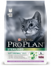 Корм Purina Pro Plan для кастрированных/стерилизованных кошек Индейка 1,5кг