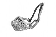 Намордник пластиковый №3 ZооM серия Silver Reflex", светоотр.металлик, 20см (лабрадор)"
