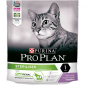 Корм Purina Pro Plan Sterilised RENAL PLUS для взрослых стерилизованных кошек для поддержания здоровья почек с индейкой, 400 г