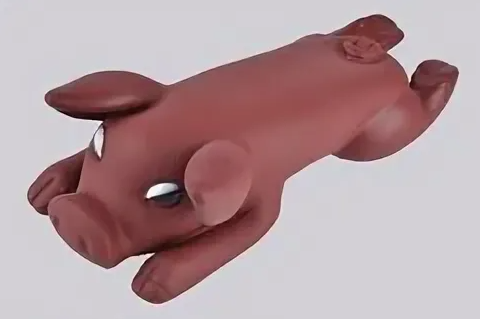 Игрушка-пищалка NUNBELL для собак Свинка 24.5х12х8см