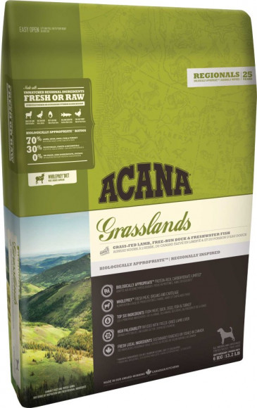 Корм Acana Grasslands для собак всех пород с ягненком 2кг