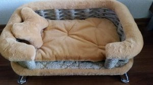 Лежанка - диван плетеный 40*60