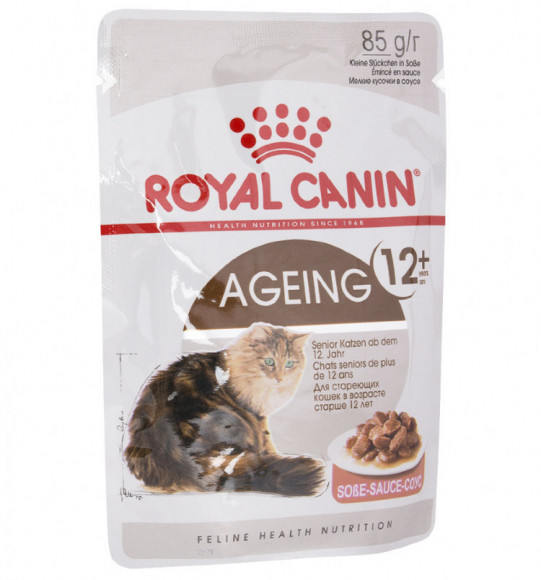 Влажный корм Royal Canin для кошек старше 12 лет Ageing 12+ в соусе 85 г Влажный корм Royal Canin для кошек старше 12 лет Ageing 12+ в соусе 85 г