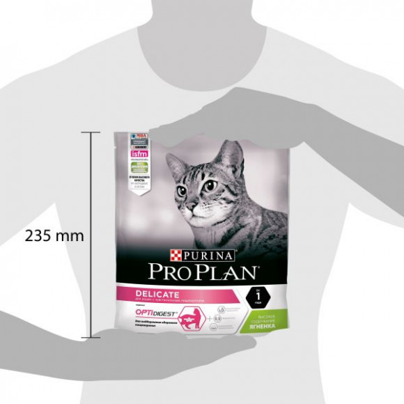 Корм Purina Pro Plan DELICATE DIGESTION для кошек для чувствительного пищеварения с ягненком 400 г