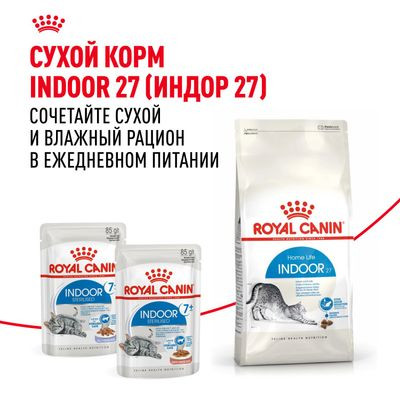 Влажный корм Royal Canin для стерилизованных кошек старше 7 лет Indoor Sterilised 7+ (желе) 85 г Влажный корм Royal Canin для стерилизованных кошек старше 7 лет Indoor Sterilised 7+ (желе) 85 г