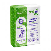 Пеленки PetMil WC с суперабсорбентом 60*40 уп.5шт Пеленки PetMil WC с суперабсорбентом 60*40 уп.5шт