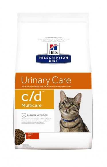 Ветеринарный корм Hill`s Prescription Diet C/D для кошек профилактика МКБ (струвиты) 400гр
