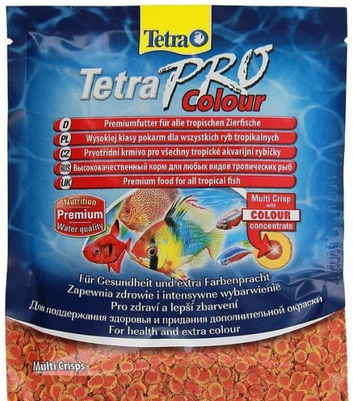TetraPro Colour корм для усиления насыщенности красок (чипсы) 12гр