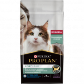 Корм Purina Pro Plan LiveClear для стерилизованных кошек старше 7 лет, снижает количество аллергенов в шерсти, с индейкой, 1,4кг Корм Purina Pro Plan LiveClear для стерилизованных кошек старше 7 лет, снижает количество аллергенов в шерсти, с индейкой, 1,4кг