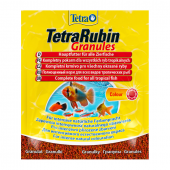 TetraRubin Granules корм для улучшения окраса всех видов рыб (гранулы) 15г TetraRubin Granules корм для улучшения окраса всех видов рыб (гранулы) 15г