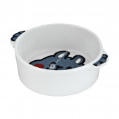 Миска WOGY Веселые мордашки (d=17,7 см, h=6 см) для животных, керамическая с принтом, микс Миска WOGY Веселые мордашки (d=17,7 см, h=6 см) для животных, керамическая с принтом, микс