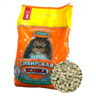 Наполнитель Сибирская Кошка Бюджет впитывающий 3л