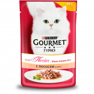 Влажный корм Purina Gourmet Мон Петит для кошек, лосось, пауч, 50 г Влажный корм Purina Gourmet Мон Петит для кошек, лосось, пауч, 50 г