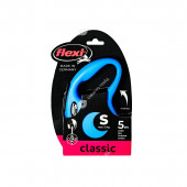 Рулетка CLASSIC S (5 м, 12 кг) трос, синий, FLEXI