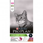 Корм Purina Pro Plan Sterilised SAVOURY DUO для взрослых стерилизованных привередливых кошек с уткой и с печенью, 1.5 кг