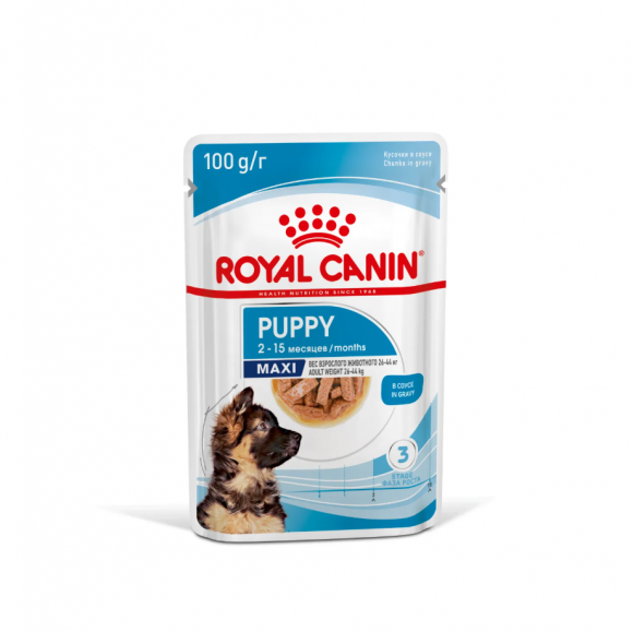 Влажный корм Royal Canin для щенков крупных пород в соусе Maxi Puppy 100 г