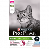 Корм Purina Pro Plan для стерилизованных кошек и кастрированных котов, треска и форель, 1,5кг