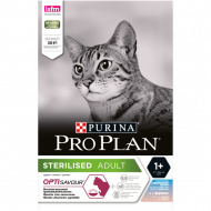 Корм Purina Pro Plan для стерилизованных кошек и кастрированных котов, треска и форель, 1,5кг