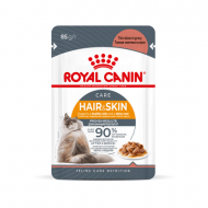 Влажный корм Royal Canin для кошек в соусе для поддержания здоровья кожи и шерсти Hair&Skin 85 г