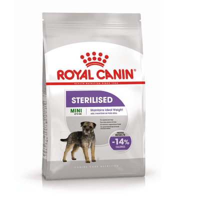 Корм Royal Canin для взрослых стерилизованных собак мелких пород Mini Sterilised 3 кг