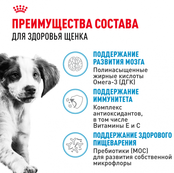 Влажный корм Royal Canin для щенков средних пород в соусе Medium Puppy 100 г