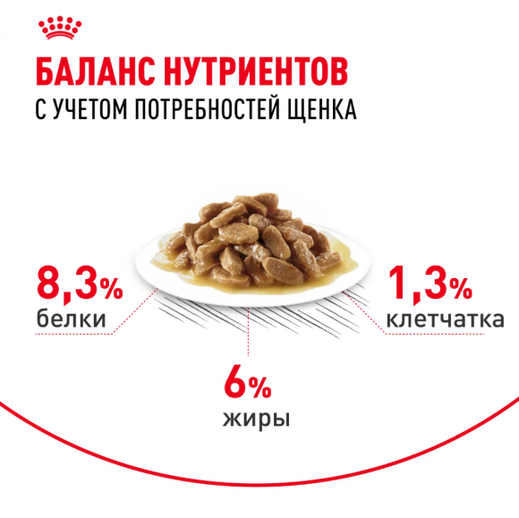 Влажный корм Royal Canin для щенков средних пород в соусе Medium Puppy 100 г