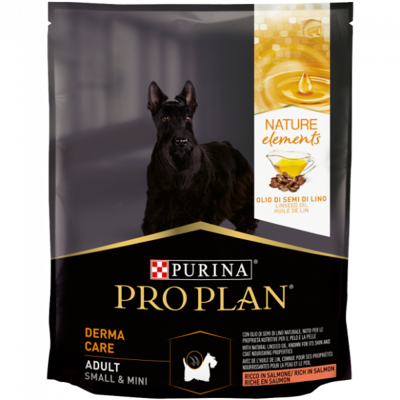 Корм Purina Pro Plan Nature Elements для взрослых собак мелких пород со вкусом лосося, 700г