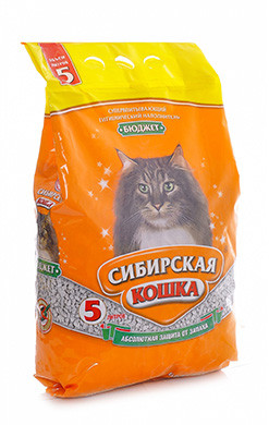 Наполнитель Сибирская Кошка Бюджет 5л