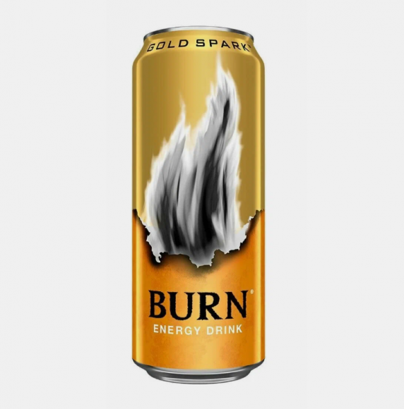 Энергетический напиток "Burn Gold Rush" 0,449л