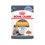 Влажный корм Royal Canin для кошек в желе для поддержания здоровья кожи и шерсти Hair&Skin 85 г