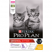 Корм Purina Pro Plan для котят от 1 до 12 месяцев, с курицей, 3кг