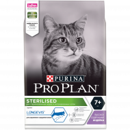 Корм Purina Pro Plan для стерилизованных кошек и кастрированных котов старше 7 лет, с индейкой, 3 кг. Корм Purina Pro Plan для стерилизованных кошек и кастрированных котов старше 7 лет, с индейкой, 3 кг.
