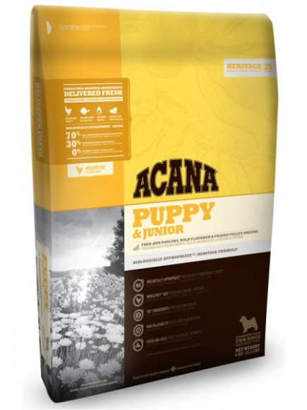 Корм Acana Puppy & Junior для щенков средних пород 340гр