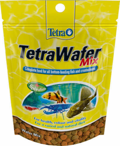 TetraWaferMix полноценный корм для любых видов донных рыб и ракообразных (пластинки) 15гр