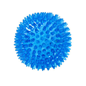 Мяч с шипами Marli 9 см из термопластичной резины с пищалкой