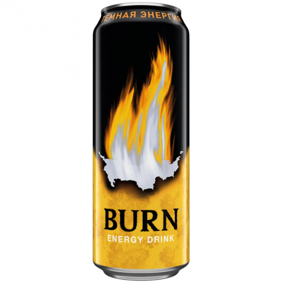 Энергетический напиток "Burn Темная энергия" 0,449л