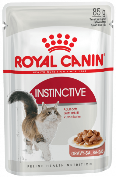 Влажный корм Royal Canin кусочки в соусе для кошек 1-7 лет Instinctive 85 г