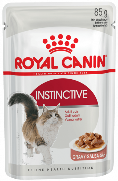 Влажный корм Royal Canin кусочки в соусе для кошек 1-7 лет Instinctive 85гр