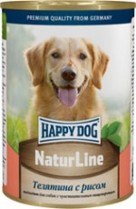 Консервы Happy Dog для собак  Телятина и рис 400гр