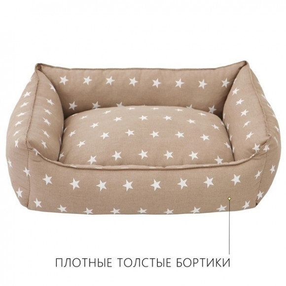 PerseiLine Лежанка ПУХЛИК поплин S 50х42х16 микс