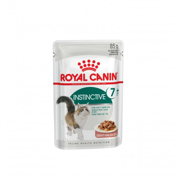 Влажный корм Royal Canin кусочки в соусе для кошек в возрасте старше 7 лет Instinctive 7+ 85гр